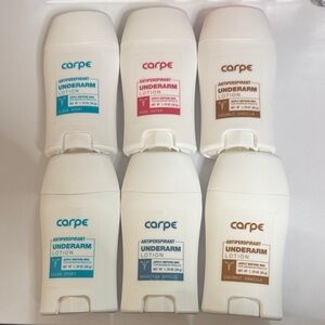 Carpe Antiperspirant Underarm Lotion - Variety 6 Pack
